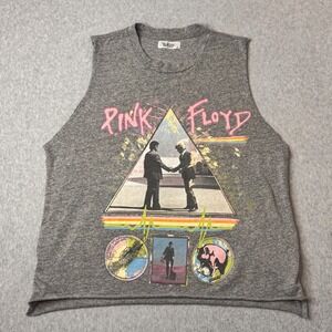 Lauren Moshi Pink Floyd Muscle Tank Top Limited Edition Womens Small Band Tee